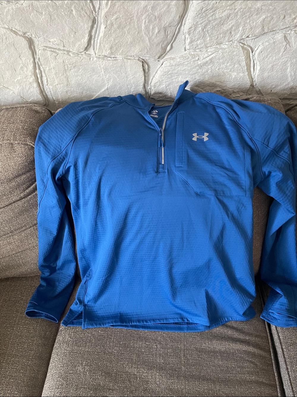 Under Armour Men's Royal Blue Quarter-Zip Performance Jacket
